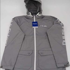Huk Performance Fishing Jacket hood NEW